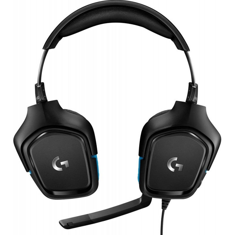Гарнитура игровая Logitech G432 Gaming Headset Leatherette 981-000770 (Black) - фото 3 - id-p77492816