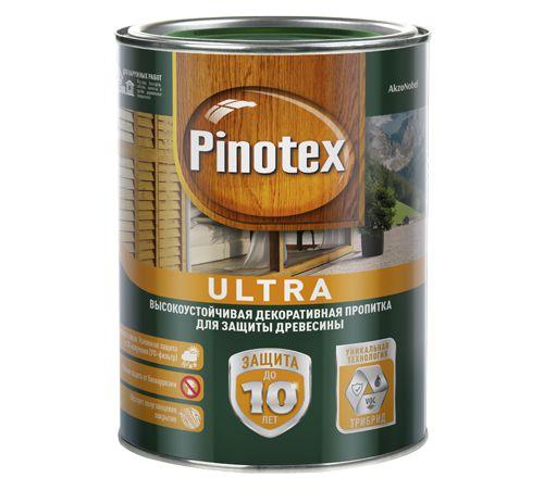 Лазурь Pinotex Ultra влагостойкая защитная для древесины