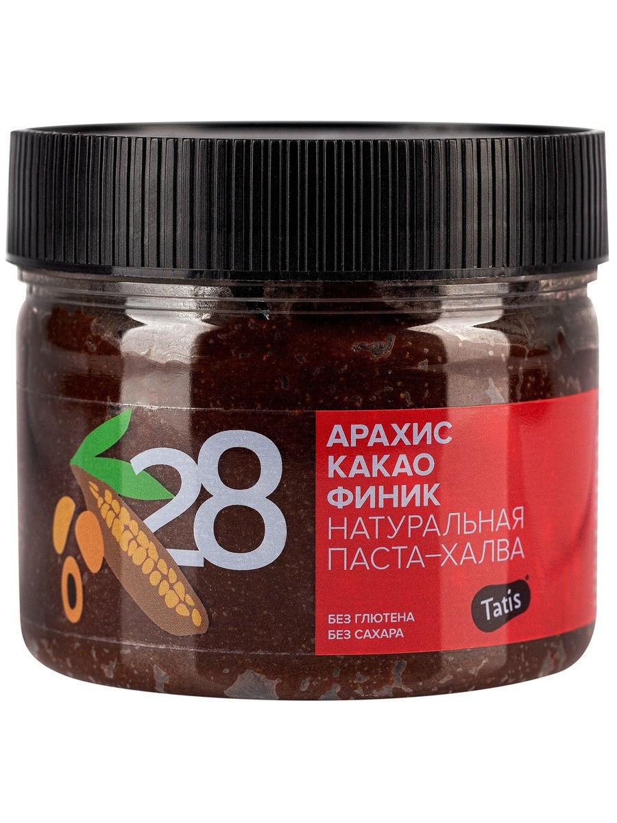 Tatis Арахисовая паста с какао и финиковым сиропом ,300 гр