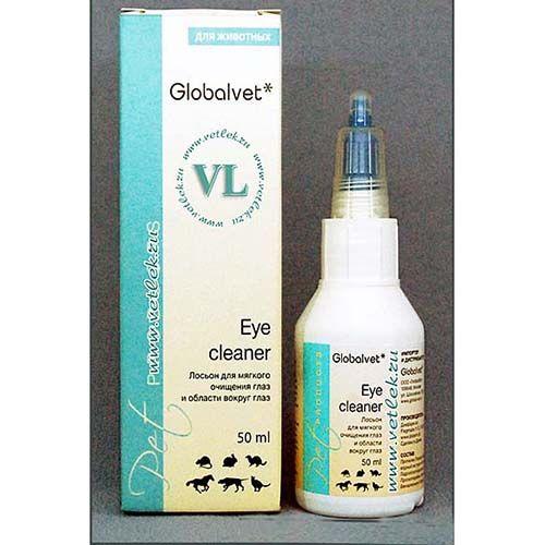 Лосьон для мягкого очищения глаз и области вокруг глаз Eye cleaner (ГлобалВет), фл. 50 мл - фото 1 - id-p77543662