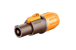 ROXTONE RAC3FCI-WP Brown Разъем кабельный типа powercon, пыле и влаго защищенный, 3-х контактный