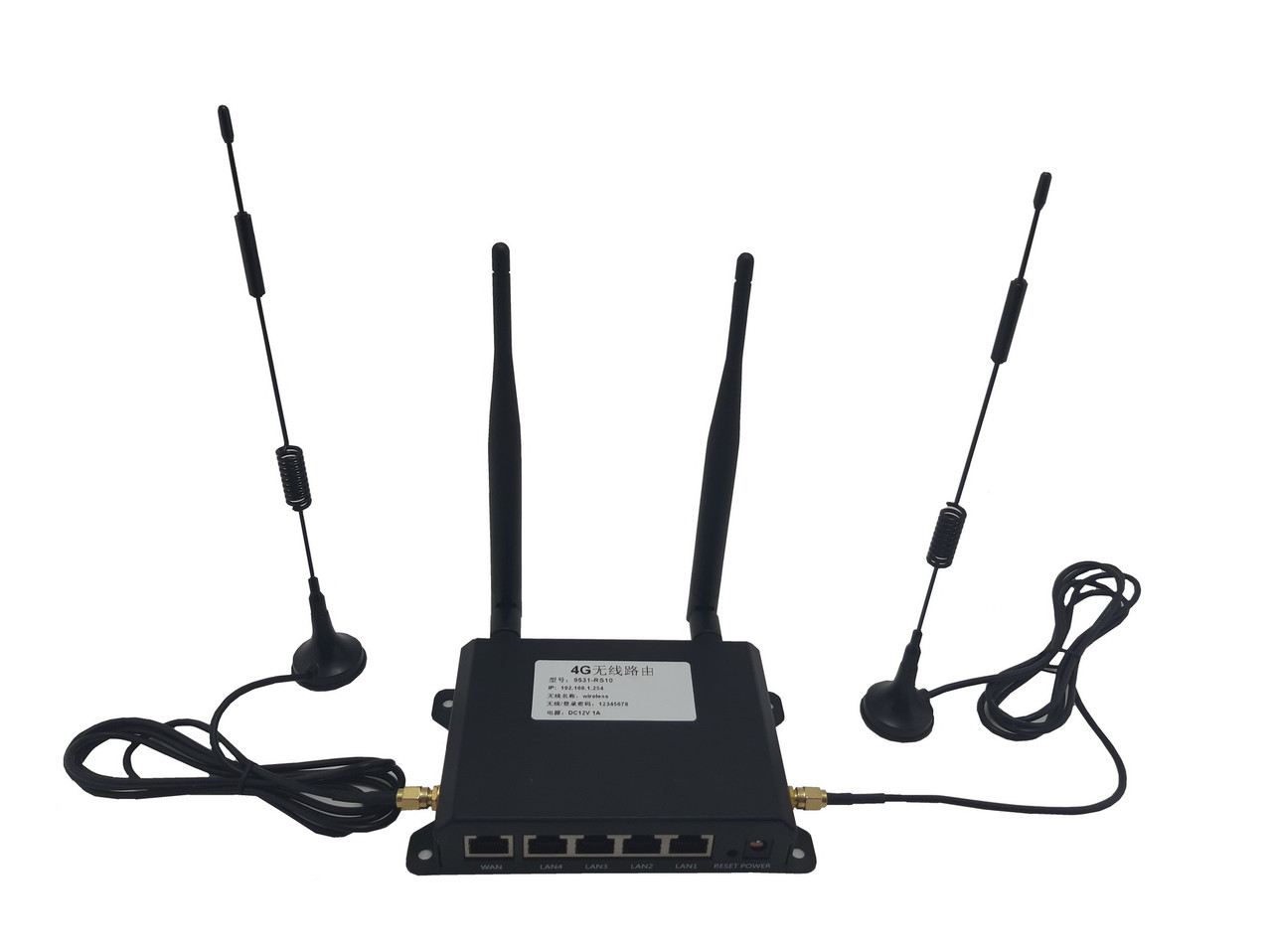 4G WIFI LAN роутер с выносными 4G антеннами и пятью Ethernet портами, 9531-RS10 - фото 1 - id-p77544186