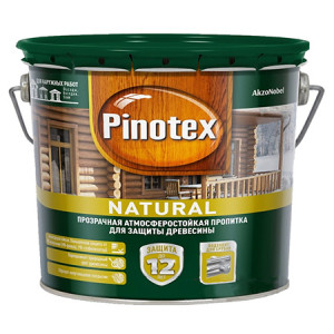 Пропитка Pinotex Natural прозрачная атмосферостойкая 2.7 - фото 1 - id-p77544326