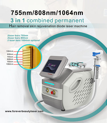 755nm+808nm+1064nm Diode Laser, фото 2