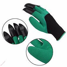 Садовые перчатки Garden Genie Gloves с когтями, фото 2
