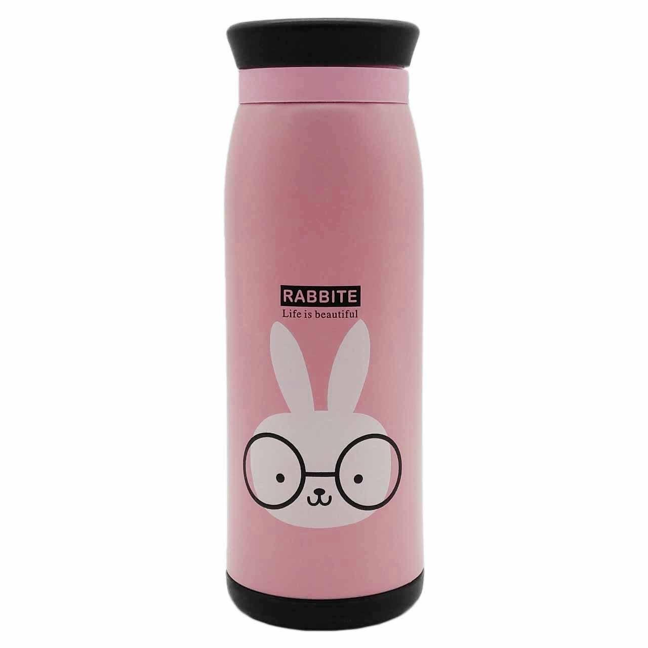 Термос бутылочка 0,5 л Кролик