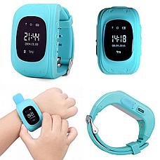 Детские смарт-часы Q50 с GPS, цвет голубой, фото 2