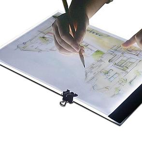 Световой планшет с LED-подсветкой для рисования и копирования, фото 2