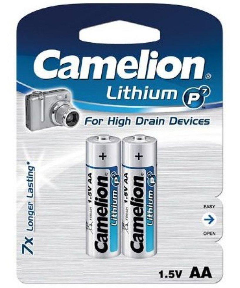 Батарейка Camelion AA LR6-BP2DG, Digi Alkaline, 1.5V, 2800mAh (2 шт.)