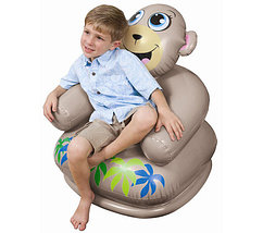 Кресло надувное детское «Весёлая зверушка» INTEX 68556 (Медвежонок), фото 3