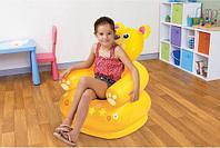 Кресло надувное детское «Весёлая зверушка» INTEX 68556 (Котенок)