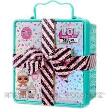 Лол сюрприз коробка с Бантом бирюзовый LOL Surprise Deluxe Present Surprise