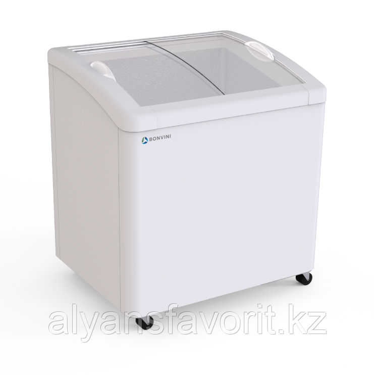 Морозильный ларь с гнутым стеклом Bonvini BFB 1201 (ST/T)