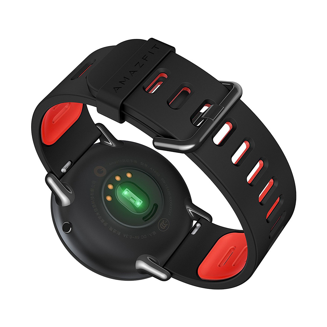 Смарт-часы Xiaomi Amazfit Pace A1612 (Black-Red) - фото 2 - id-p75621780