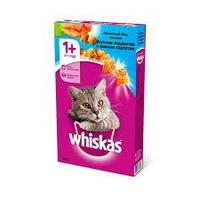 Whiskas 350г с Лососем сухой корм для кошек подушечки с нежным паштетом (Вискас)