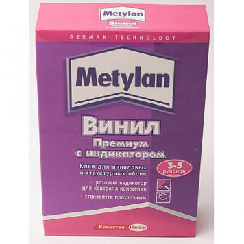 METYLAN Винил Премиум без индикатора Обойный клей для виниловых и структурных обоев, 200 г