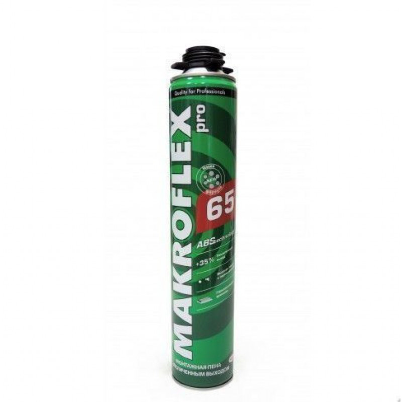 MAKROFLEX ShakeTec 65 PU PRO Профессиональная монтажная пена с технологией ShakeTec, 850 мл