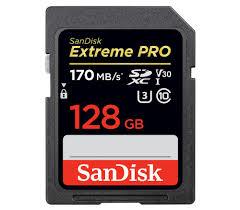 SanDisk Extreme Pro SDXC UHS-I 128Gb 170MB/s - фото 1 - id-p73808468