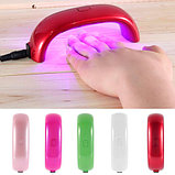 Лампа LED для сушки гель-лака LuazON {LED, 9 Вт, USB, компактная} (Розовый), фото 3