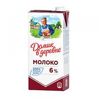 Молоко Домик в деревне, 6% жирности, 928мл