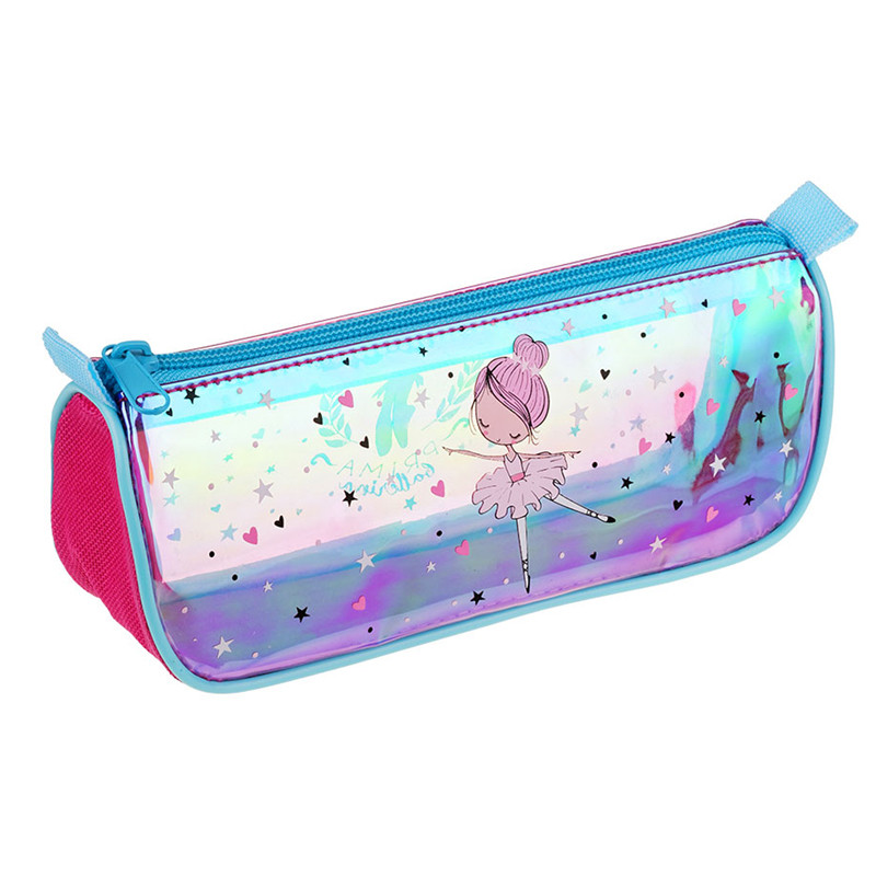 Пенал-косметичка 200*80*45 Berlingo "Ballet", голографический