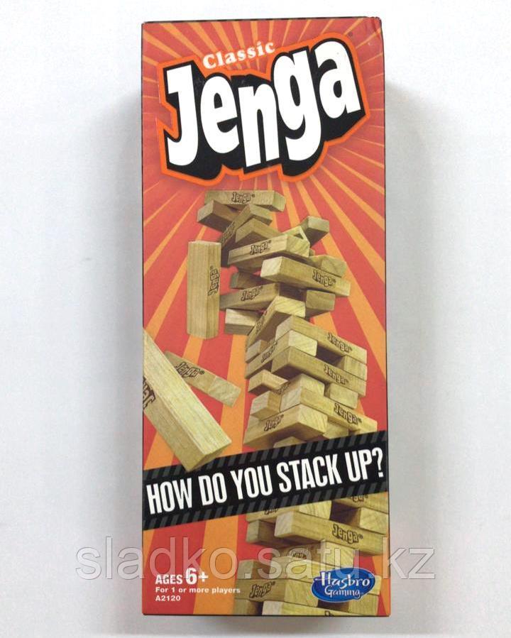 Настольная игра Дженга большая деревянная - фото 1 - id-p77596235