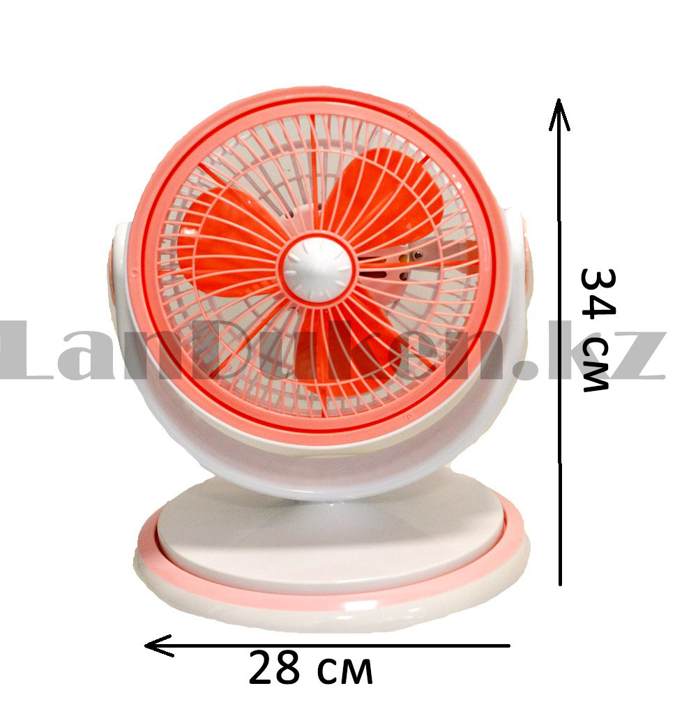Настольный вентилятор вращающийся электрический HEJ HJ-180-5 - фото 2 - id-p77597275