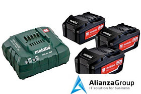 Базовый комплект Metabo 18 В Li-Power 3х5,2Ач + ЗУ ASC 30-36V AIR COOLED 685048000