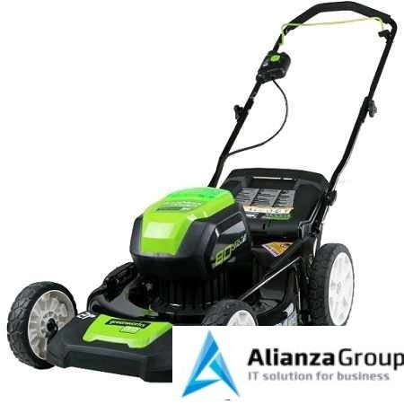 Самоходная газонокосилка GreenWorks 80V Pro 51 см бесщёточная без АКБ и ЗУ