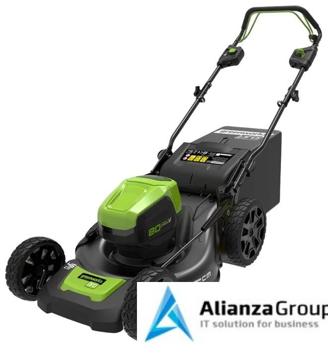 Самоходная аккумуляторная газонокосилка GreenWorks GD80LM51 80V Pro (46 см) бесщёточная без АКБ и ЗУ