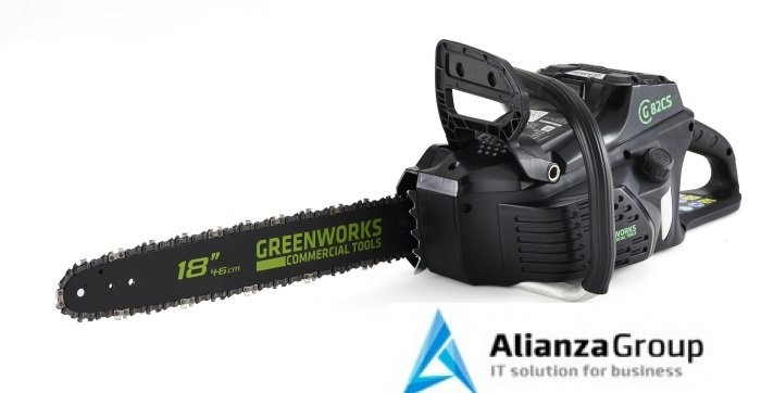 Аккумуляторная Бесщёточная Цепная пила Greenworks 82V (45 см) GD82CS50