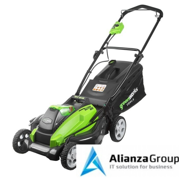 G-MAX 40V Аккумуляторная Газонокосилка 45 см G40LM45