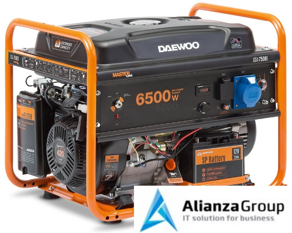 Бензиновый генератор Daewoo GDA 7500E