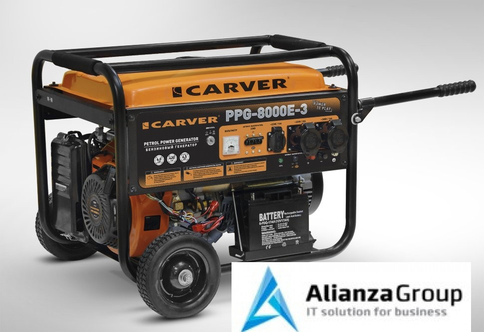 Генератор бензиновый Carver PPG-8000E-3