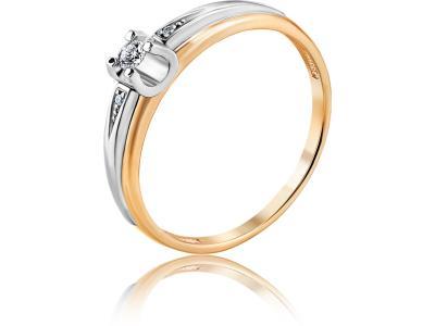 Золотое кольцо Diamond Union 5-3090-103-1К_18