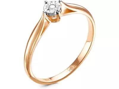Золотое кольцо Diamond Union 5-2939-103И1-1К_16