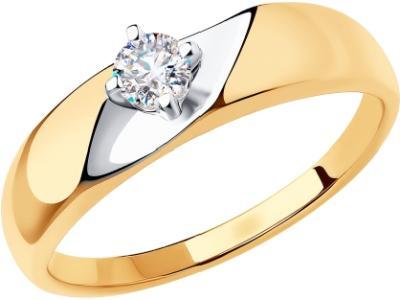 Золотое кольцо Diamant 51-110-00740-1_175