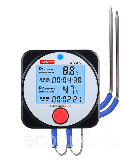 WT308A Термометр для мяса, гриля (2 датчика) -40 ~ 300 ºC - фото 1 - id-p77614795