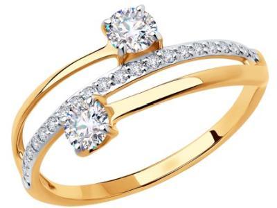 Золотое кольцо Diamant 51-110-00623-1_17