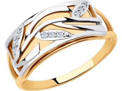 Золотое кольцо Diamant 51-110-00622-1_175