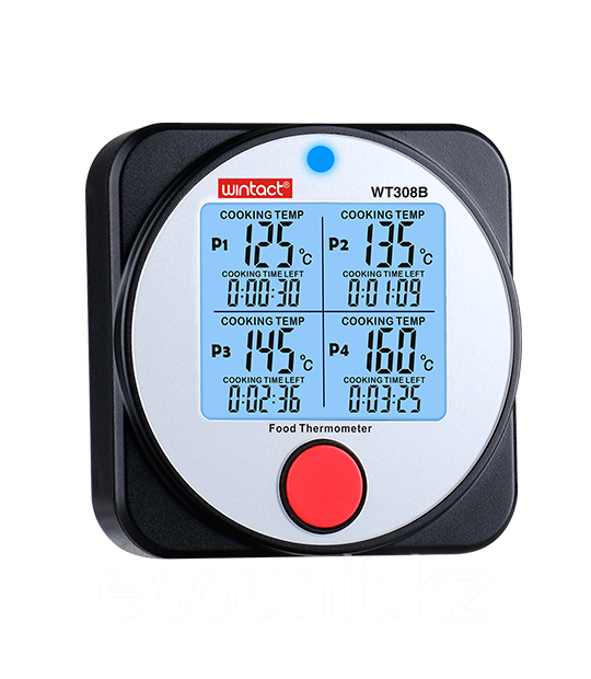 WT308B Термометр для мяса, гриля (4 датчика) -40 ~ 300 ºC - фото 3 - id-p77614804