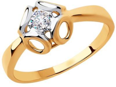 Золотое кольцо Diamant 51-110-00510-1_165
