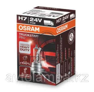 64215TSP Лампа "+100%" света  H7 24V 70W PX26d TRUCKSTAR PRO уп.1шт.