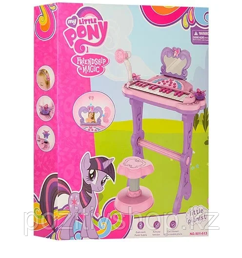 Детский синтезатор с микрофоном My Little Pony 901-613 - фото 2 - id-p77619328