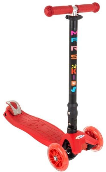 Детский самокат трехколесный Ruixinlang MARS KIDS MAXI LIGHT (57*23*87.5 см, Red)