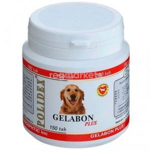 Полидекс, витамины для суставов для собак и щенков, уп. 500 табл.(polidex gelabon plus) - фото 1 - id-p77628814