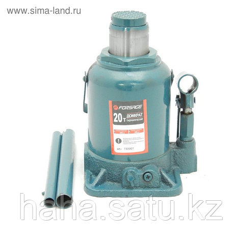 Домкрат бутылочный Forsage F-T92007, 20 т, низкий, с клапаном, 190-335 мм, фото 2