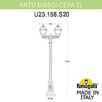 FUMAGALLI Садово-парковый фонарь FUMAGALLI ARTU BISSO/CEFA 2L U23.158.S20.VYF1R