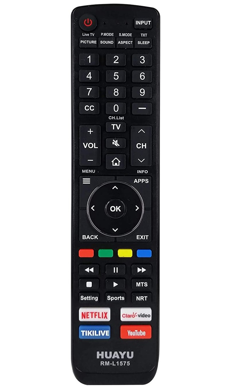 Универсальный пульт ДУ для телевизоров Hisense HUAYU RM-L1575