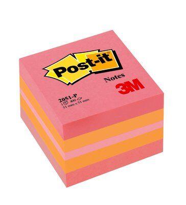 Post-it® Classic 2051-P Миникуб "Розовый", 51х51мм, 400 листов